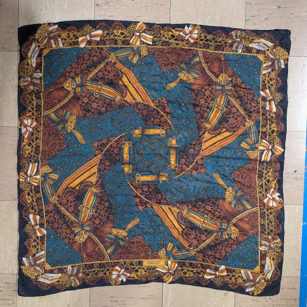 Vintage Patterned Scarf